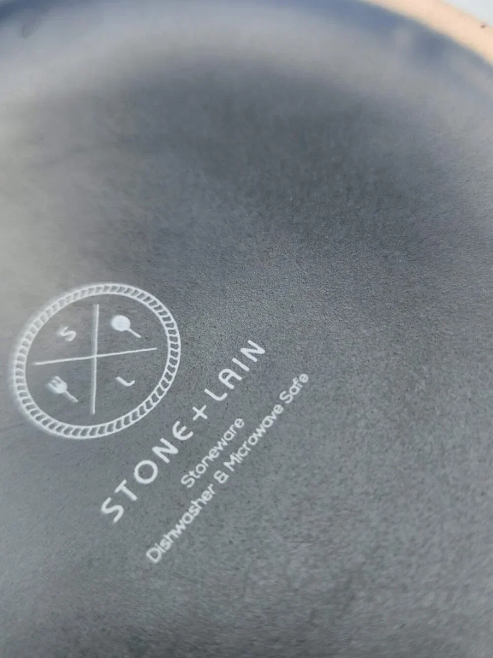 NEW Stone Lain Stoneware Round Bowl Dinnerware Gray Replacement Matte Minimalist
